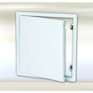 Drzwiczki rewizyjne z blachy stalowej z zamkiem zatrzaskowym 400x400 mm