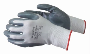 Rękawice robocze powlekane nitrylem M-GLOVE N1001 3131X