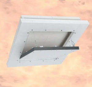 F6 Klapa rewizyjna EI90 300x300 mm do sufitów z płyt GKF/DF z poszyciem