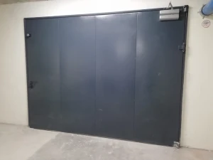 Wielkogabarytowe drzwi stalowe EI120 zewnętrzne 3700x3700mm w murze