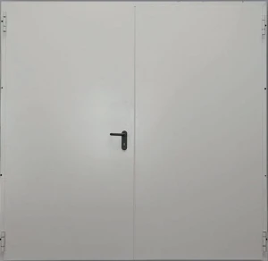 Drzwi stalowe "160" EI120 1740(1030+700)x2060mm w murze