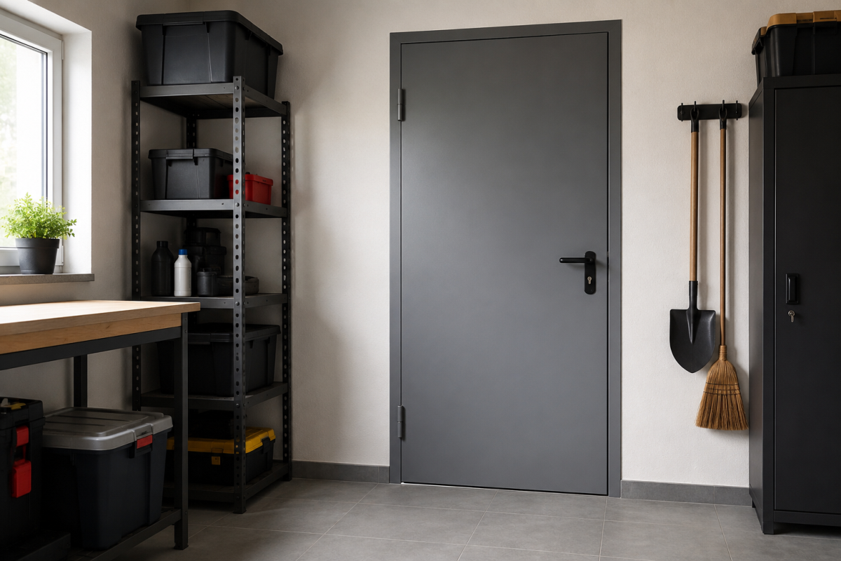 Drzwi techniczne i gospodarcze – gdzie się sprawdzą i jak je dobrać?